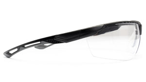 PYRAMEX  TruFlex Half Frame Clear Lens Safety Glasses With H2X Anti-fog