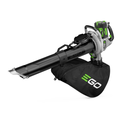 EGO LV5005 POWER+ Leaf Vacuum and Mulcher with 500 CFM Blower, Includes 6.0Ah Battery and 320W Charger