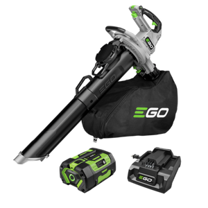 EGO LV5005 POWER+ Leaf Vacuum and Mulcher with 500 CFM Blower, Includes 6.0Ah Battery and 320W Charger