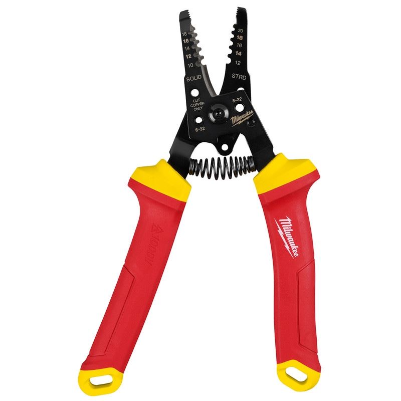Milwaukee 48-22-2214 1000V Insulated 10-20 AWG Wire Stripper and Cutter