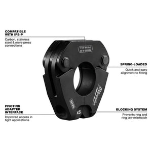 Milwaukee 49-16-2697X IPS-P Pivoting Press Ring Kit
