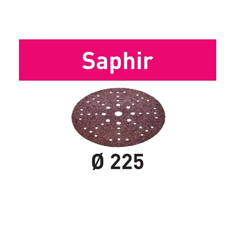 FESTOOL 205652 Saphir P36 Grit PLANEX 8-7/8-Inches (225mm) Diameter Abrasive Sanding Discs - 25-Pack