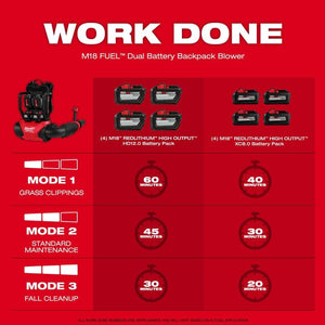 Milwaukee 3009-24HD M18 FUEL Dual Battery Backpack Blower Kit
