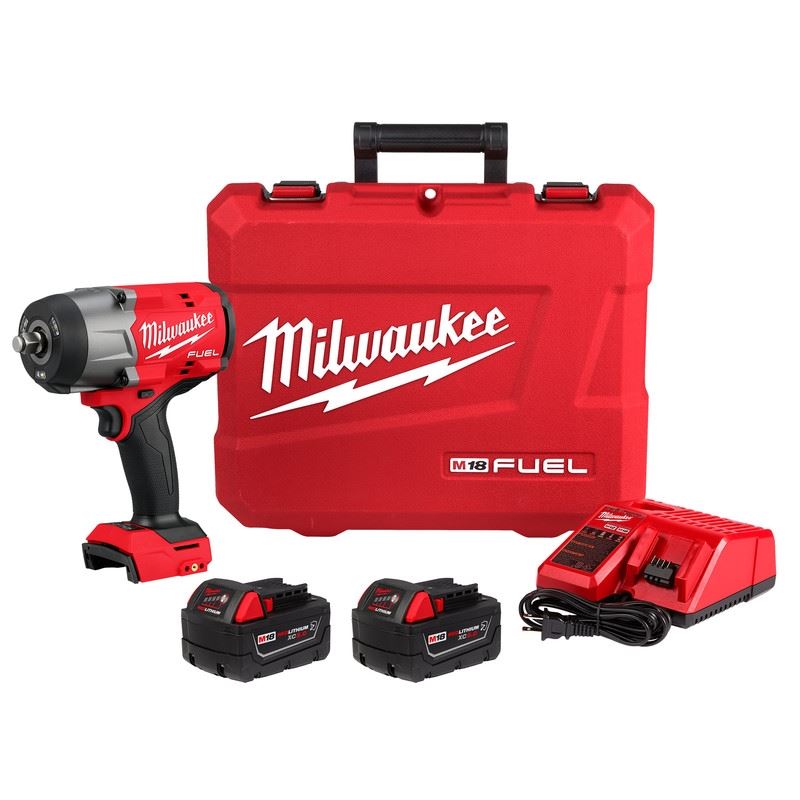 Milwaukee 2967-22 M18 FUEL 1/2in High Torque Impact wrench w/ Friction Ring Kit