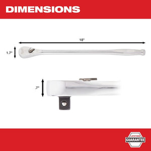 Milwaukee 48-22-9050 1/2in Drive 18in Ratchet