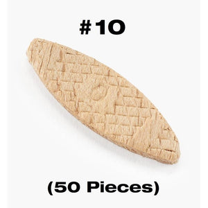 JJS Compressed Hardwood Biscuits for Wood Joining #10