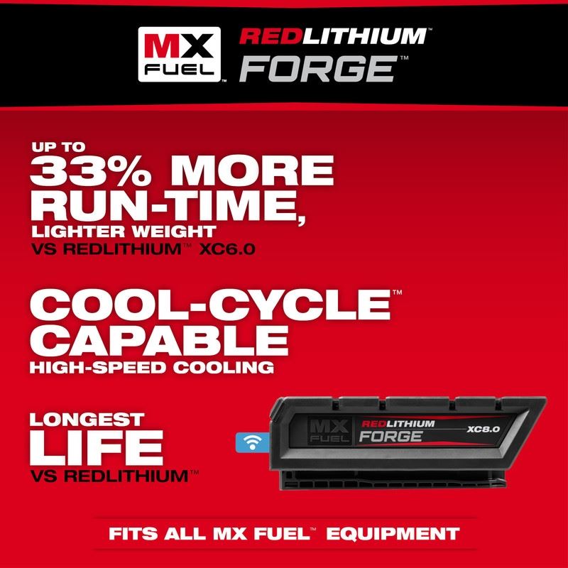 Milwaukee MXFXC608 MX FUEL REDLITHIUM FORGE XC8.0 BATTERY PACK