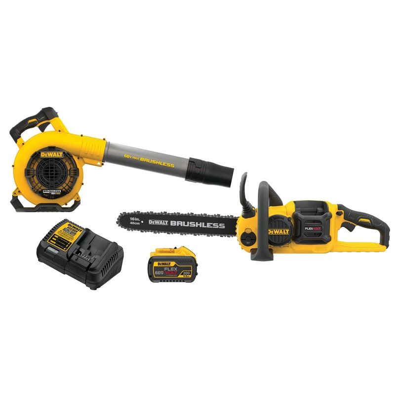 DEWALT DCKO667X1 60V MAX Chainsaw and Blower Combo Kit