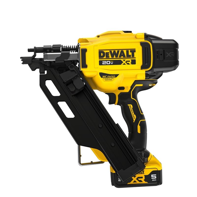 DEWALT DCN930P1 20V MAX Brushless Cordless 30 degree Paper Tape Framing Nailer Kit