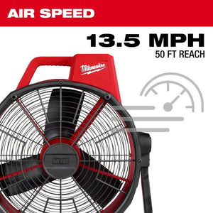 Milwaukee 0821-20 M18 Brushless 18in Fan