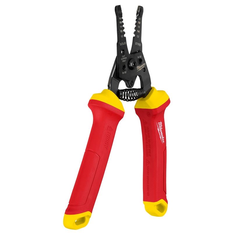 Milwaukee 48-22-2214 1000V Insulated 10-20 AWG Wire Stripper and Cutter