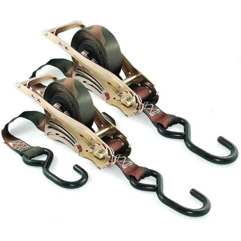 Quickloader QL00150006 12ft Twin Pack Camo Ratchet Straps