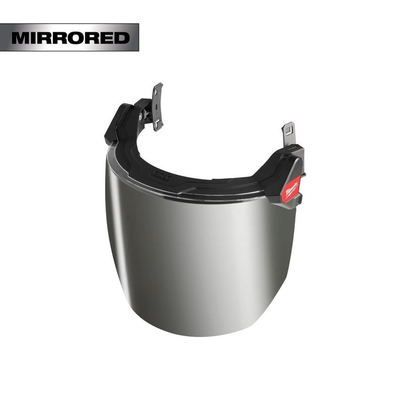 Milwaukee 48-73-1429 BOLT Full Face Shield - Mirrored Dual Coat Lens (Compatible with Milwaukee BOLT Safety Helmets & BOLT Hard Hats)