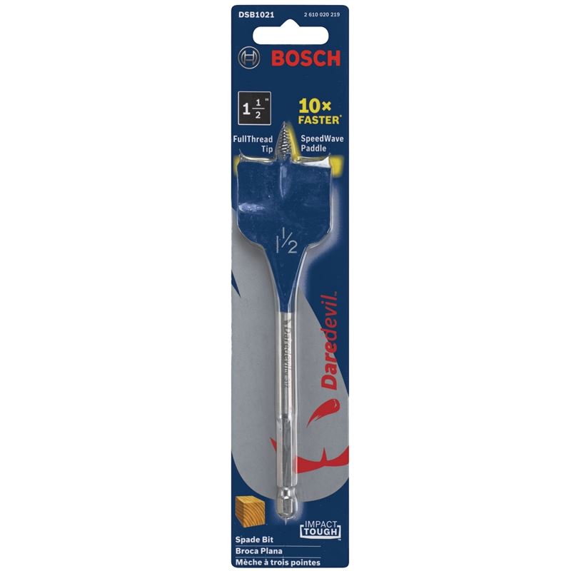 Bosch | DSB1021 1-1/2 In. x 6 In. Daredevil Standard Spade Bits