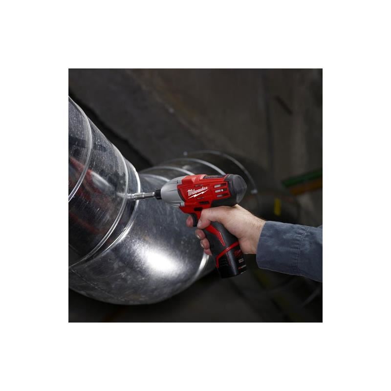Milwaukee | 2450-22 M12 Cordless Lithium-Ion 1/4" Hex Impact Driver