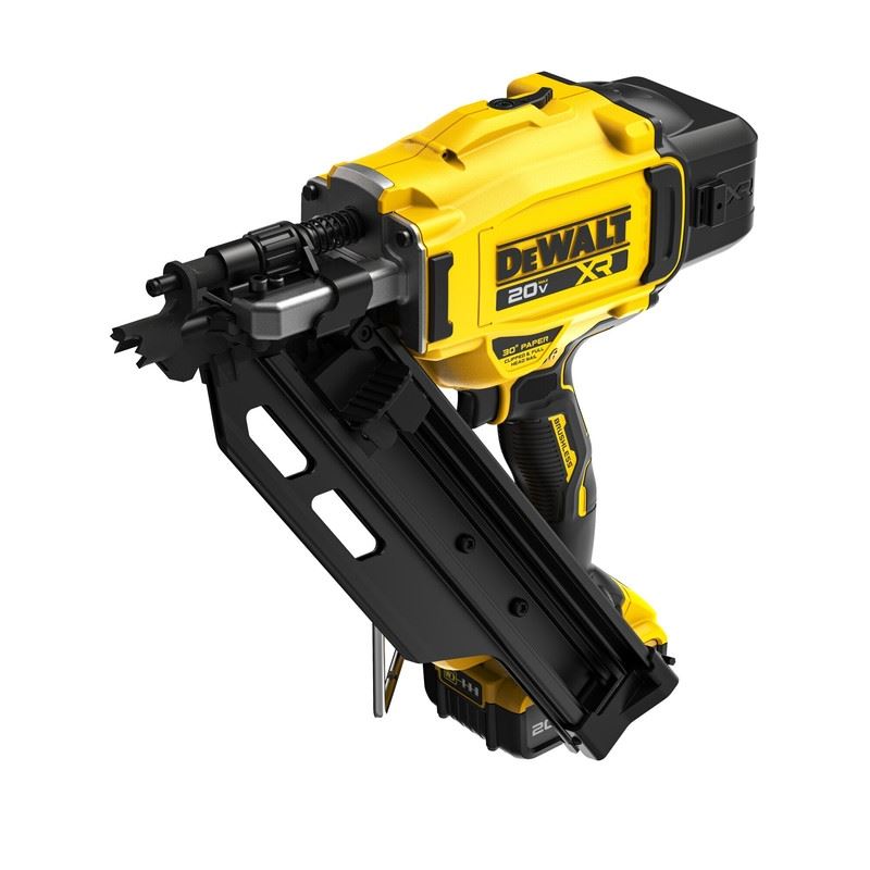 DEWALT DCN930P1 20V MAX Brushless Cordless 30 degree Paper Tape Framing Nailer Kit