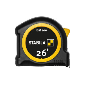 Stabila 30726 Pocket tape BM 100, Imperial scale 26ft
