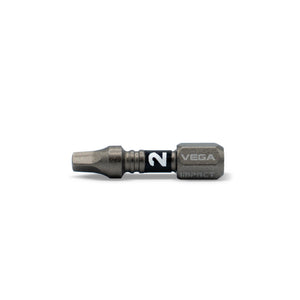 Impactech Square #2 Insert Bit x 1" - Carded 5pc