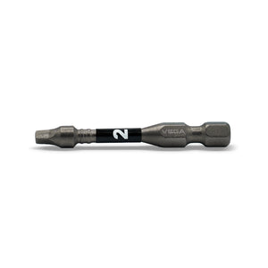 Impactech Square #2 Power Bit x 2" - Carded 5pc