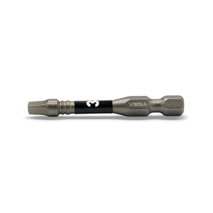 Impactech Square #3 Power Bit x 2" - Carded 5pc
