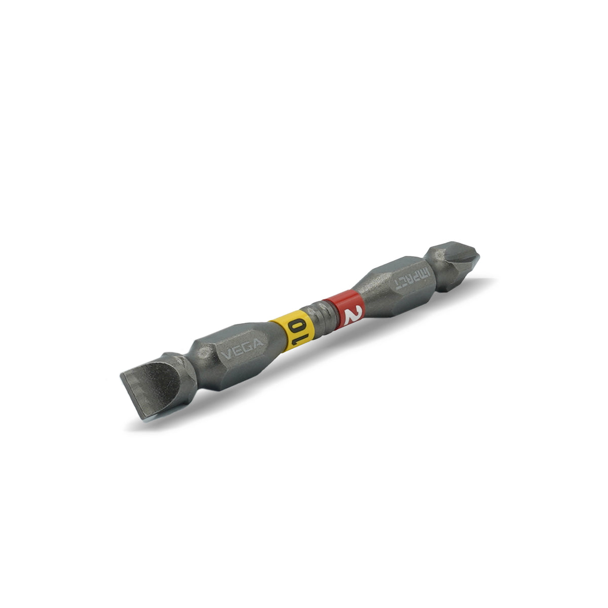 Impactech P2 + SQ2 Double End Power Bit x 2-9/16" - Plastic Case 10pc
