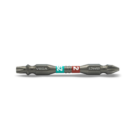 Impactech P2 + T25 Double End Power Bit x 2-9/16" - Carded 3pc