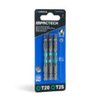 Impactech P2 + T25 Double End Power Bit x 2-9/16" - Carded 3pc