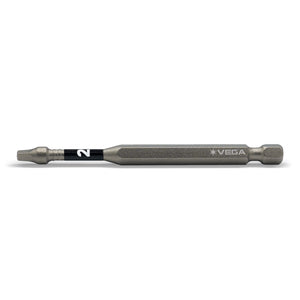 Impactech Square #2 Power Bit x 3-1/2" - Carded 2pc