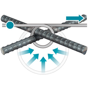 Makita TR001GD201 40Vmax XGT Brushless Rebar Tying Tool, 2.5Ah x2Kit