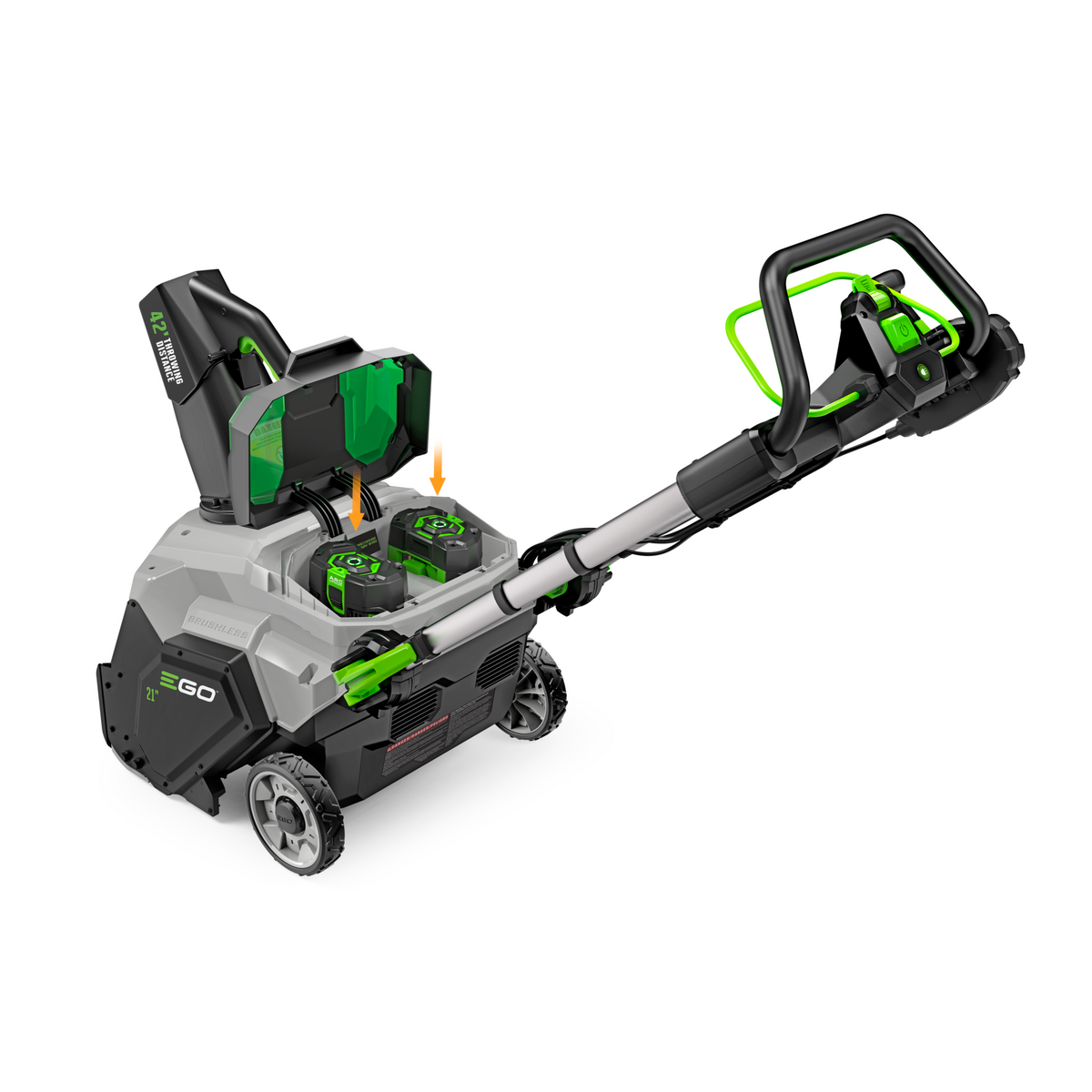 EGO SNT2122 21" Single-Stage Snow Blower with Peak Power™ with 2 x 4.0Ah Batteries and 320W Charger