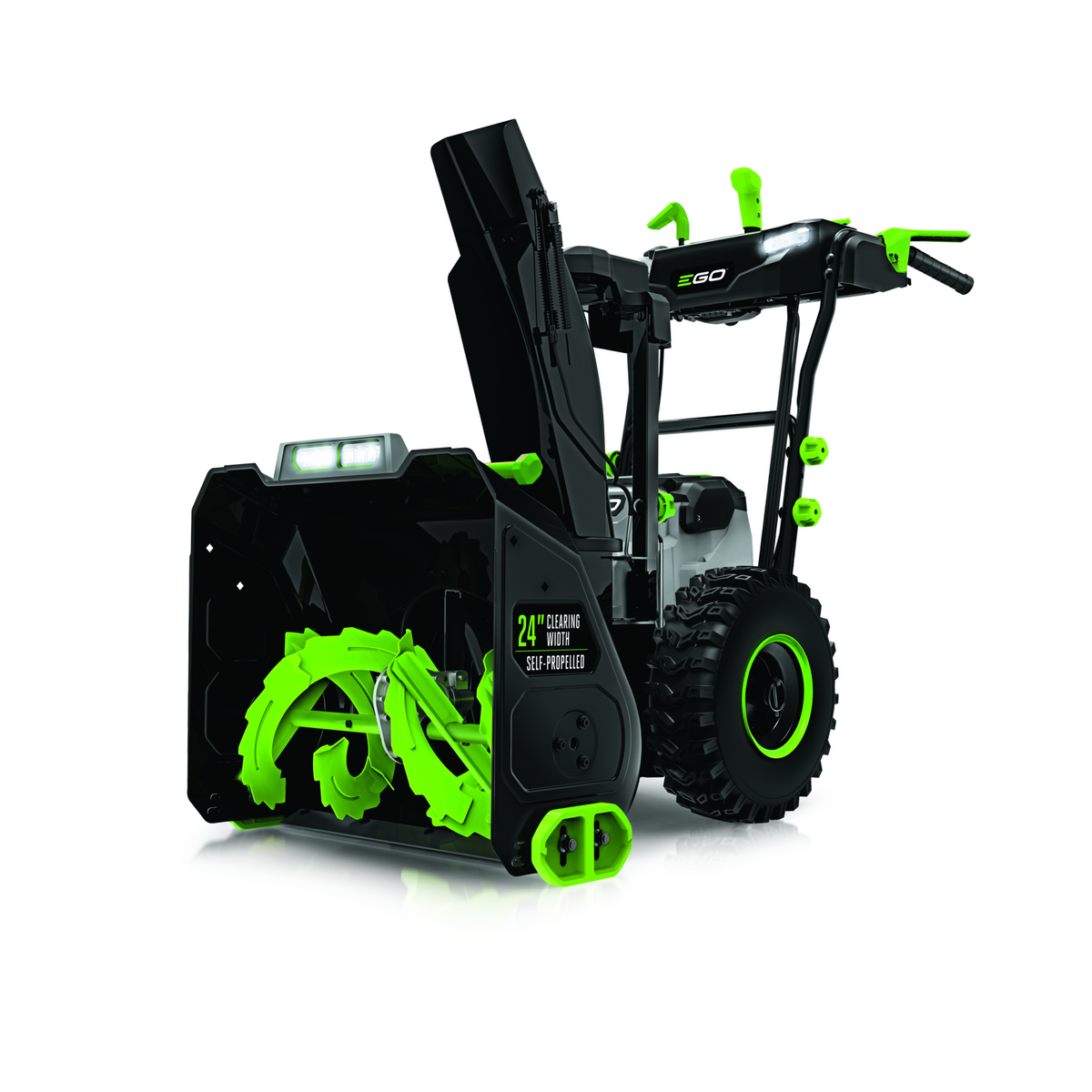EGO SNT2405 POWER+ 24 in. Self-Propelled 2-Stage Snow Blower with Peak Power™ and 2 x 7.5 Batteries and Dual Port Charger