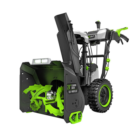 EGO SNT2416 POWER+ 24 in. Self-Propelled 2-Stage XP  Snow Blower with Peak Power™ and 2 x  10.0 Ah Batteries and Dual Port Charger