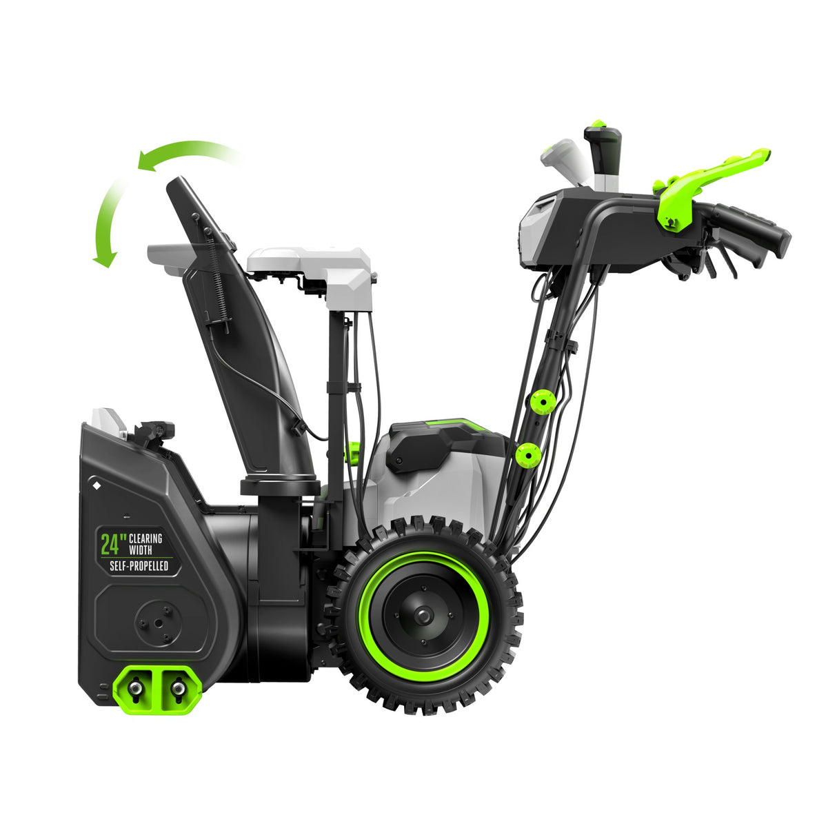 EGO SNT2416 POWER+ 24 in. Self-Propelled 2-Stage XP  Snow Blower with Peak Power™ and 2 x  10.0 Ah Batteries and Dual Port Charger