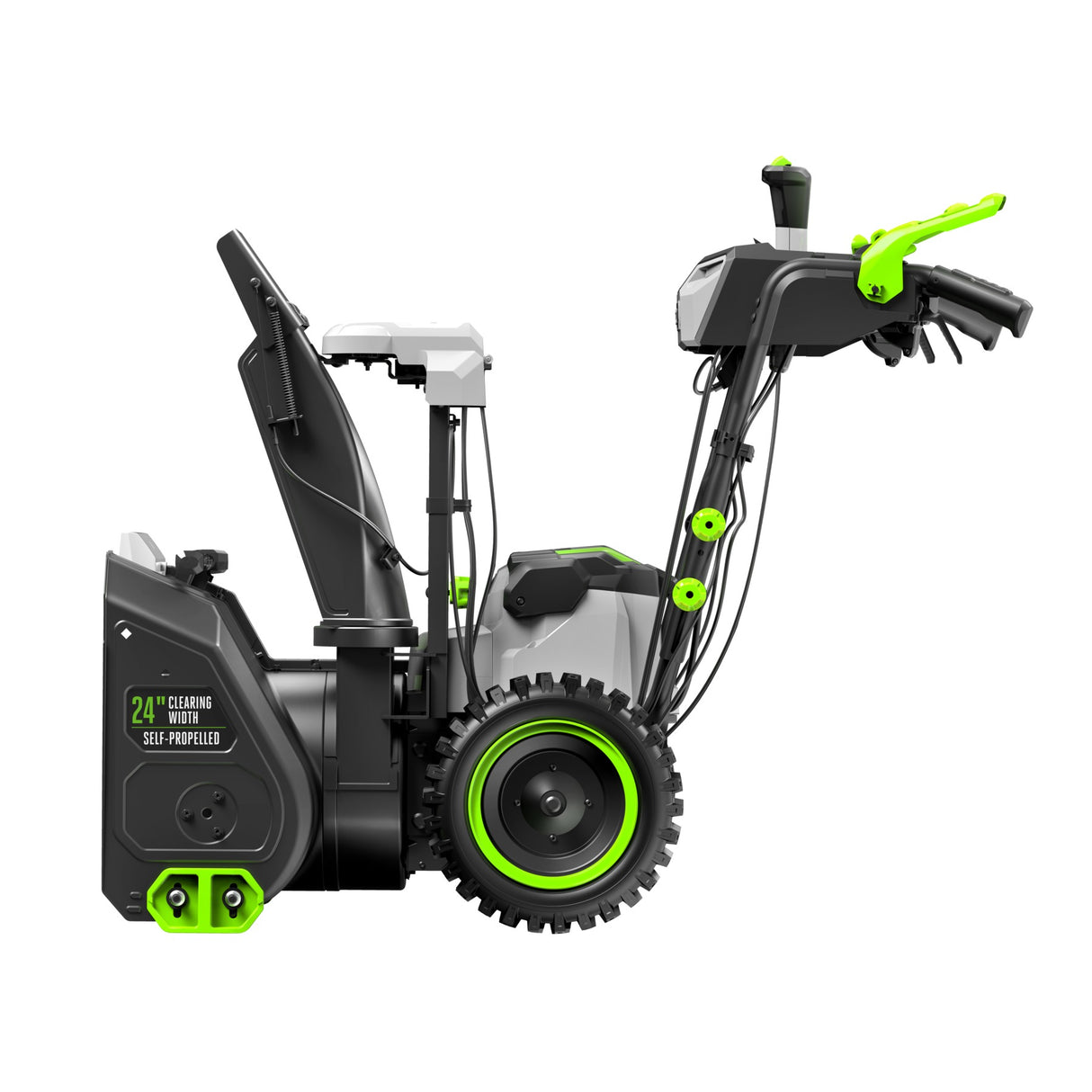 EGO SNT2416 POWER+ 24 in. Self-Propelled 2-Stage XP  Snow Blower with Peak Power™ and 2 x  10.0 Ah Batteries and Dual Port Charger