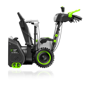 EGO SNT2416 POWER+ 24 in. Self-Propelled 2-Stage XP  Snow Blower with Peak Power™ and 2 x  10.0 Ah Batteries and Dual Port Charger
