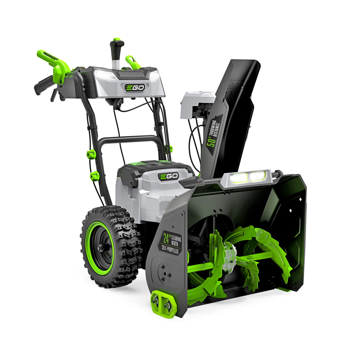 EGO SNT2416 POWER+ 24 in. Self-Propelled 2-Stage XP  Snow Blower with Peak Power™ and 2 x  10.0 Ah Batteries and Dual Port Charger