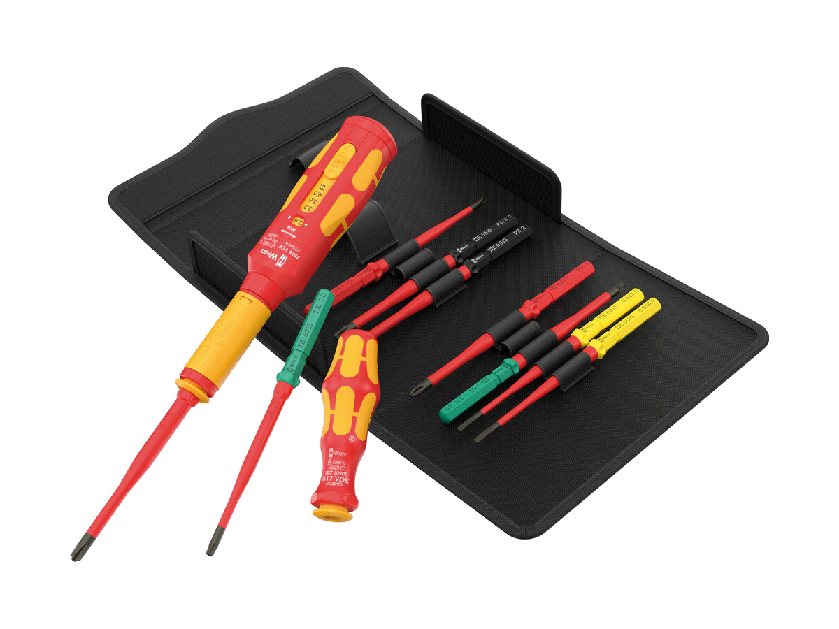 WERA Kraftform Kompakt VDE Safe-Torque Speed Switch Cabinet Set Basic 1