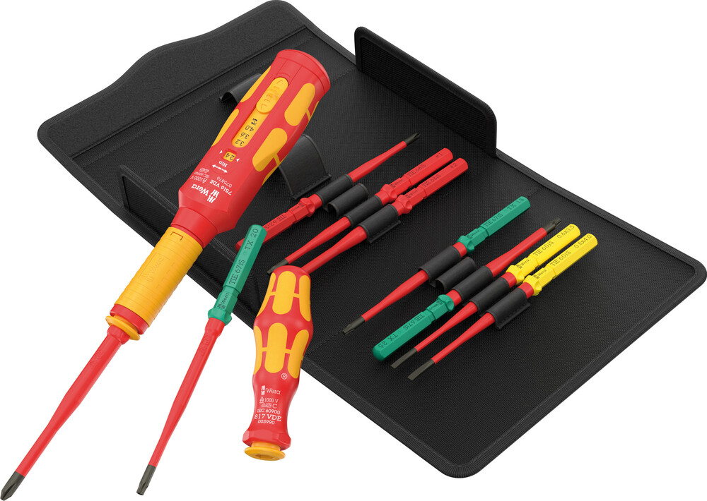 WERA Kraftform Kompakt VDE Safe-Torque Speed switch cabinet set Basic 2