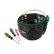 WERA 9559 Tool Bucket Organizer Screwdriver Set 1