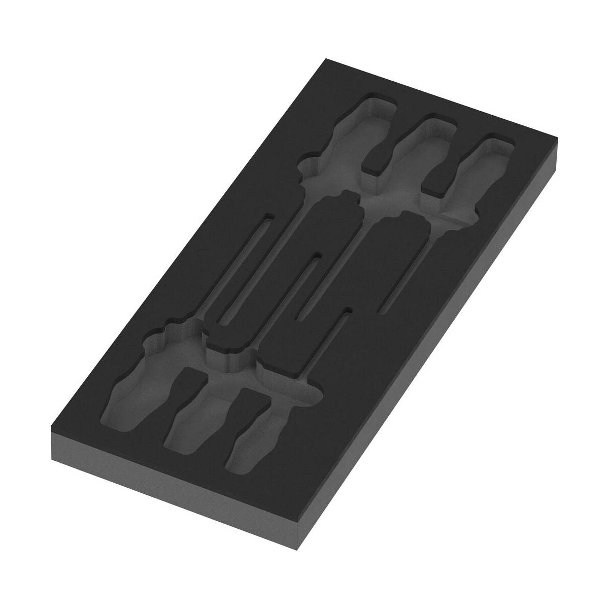 WERA 98113 Foam Insert Kraftform Series 900 Chiseldriver Set 2, Without Tools