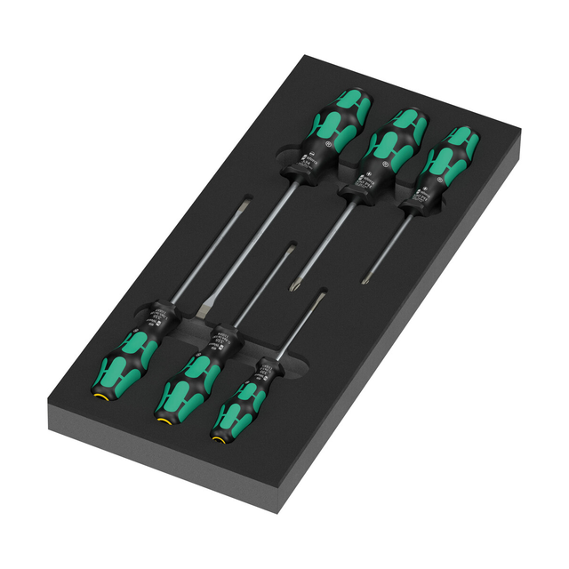 WERA 9717 Foam Insert Kraftform Series 300 Screwdriver Set 1