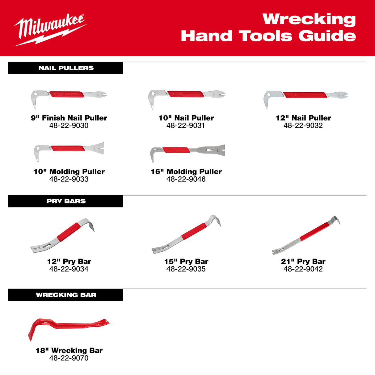 Milwaukee 48-22-9046 16" Molding Puller