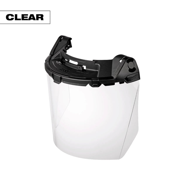 Milwaukee 48-73-1460 BOLT™ Task Full Face Shield - Clear Uncoated Lens (Compatible with Milwaukee® BOLT™ Safety Helmets & BOLT™ Hard Hats)