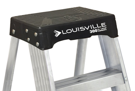 LOUISVILLE LADDER 2-FOOT ALUMINUM STEP STOOL