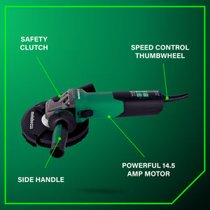 metabo HPT 5" 14.5 Amps RSEV 17-125 Renovation Grinder (Concrete)
