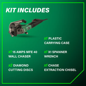 metabo HPT 646040620 5" 15 Amps MFE 40 Wall Chaser (Concrete)