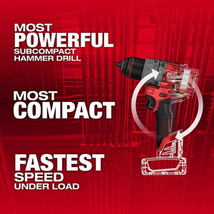 Milwaukee 3404-21 M12 FUEL™ 1/2 in. Hammer Drill Driver Kit