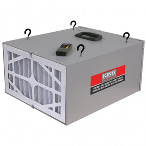 KING KAC-410 3 SPEED PORTABLE AIR CLEANER WITH REMOTE CONTROL