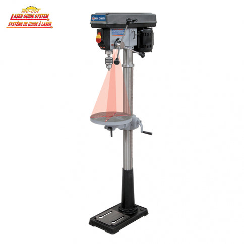 KING KC-116FN 13" FLOOR MODEL DRILL PRESS WITH DUAL LASER GUIDE SYSTEM