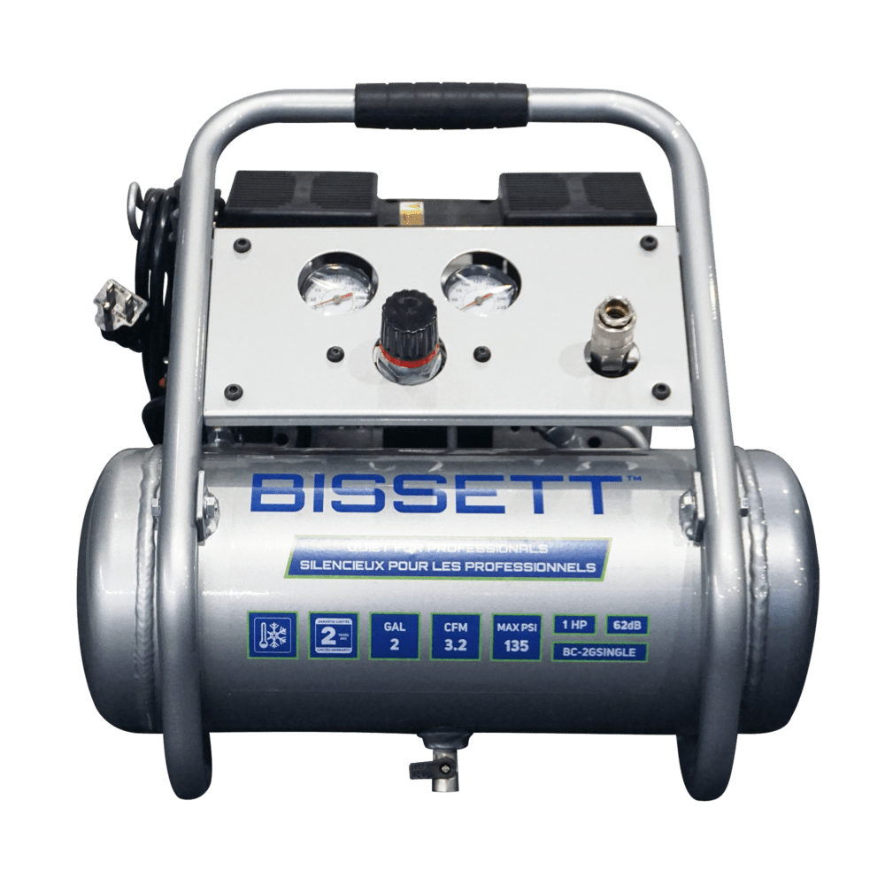 BISSETT BC - 2GSINGLE 2 Gal Compact Compressor - Mississauga Hardware Centre Inc